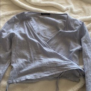Brandy Melville Wrap Shirt